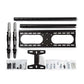 Nedis Full Motion TV Ceiling Mount 42-65" Max 45 kg Adjustable Height TVCM1350BK