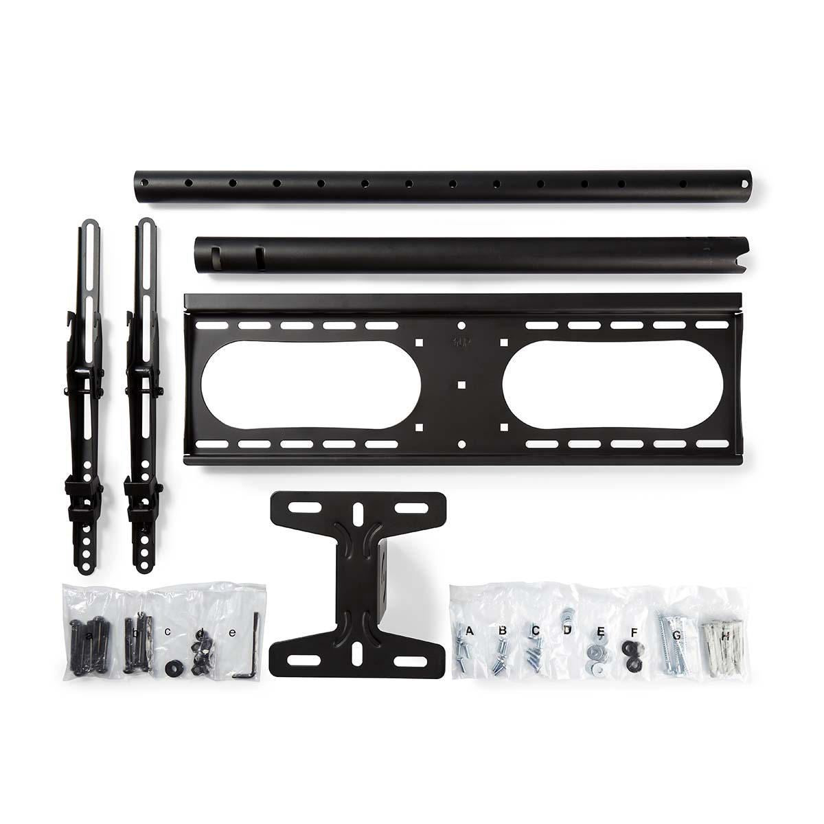 Nedis Full Motion TV Ceiling Mount 42-65" Max 45 kg Adjustable Height TVCM1350BK