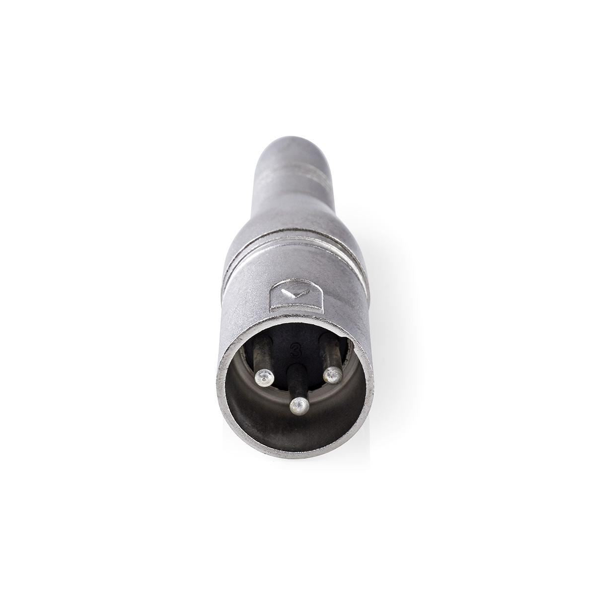 Nedis XLR Adapter XLR 3-pin Male to 6.35mm Female 10 pieces Metal CAGP15944ME