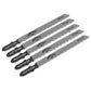 Sealey Jigsaw Blade 75mm 10tpi - Pack of 5 WJT101BR