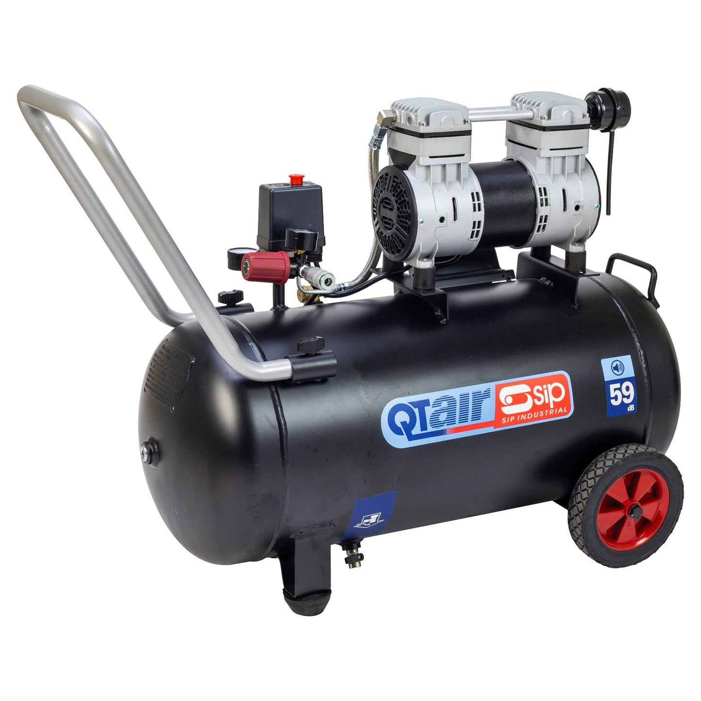 SIP Industrial QT 50/10 50ltr Low Noise Direct Drive Compressor