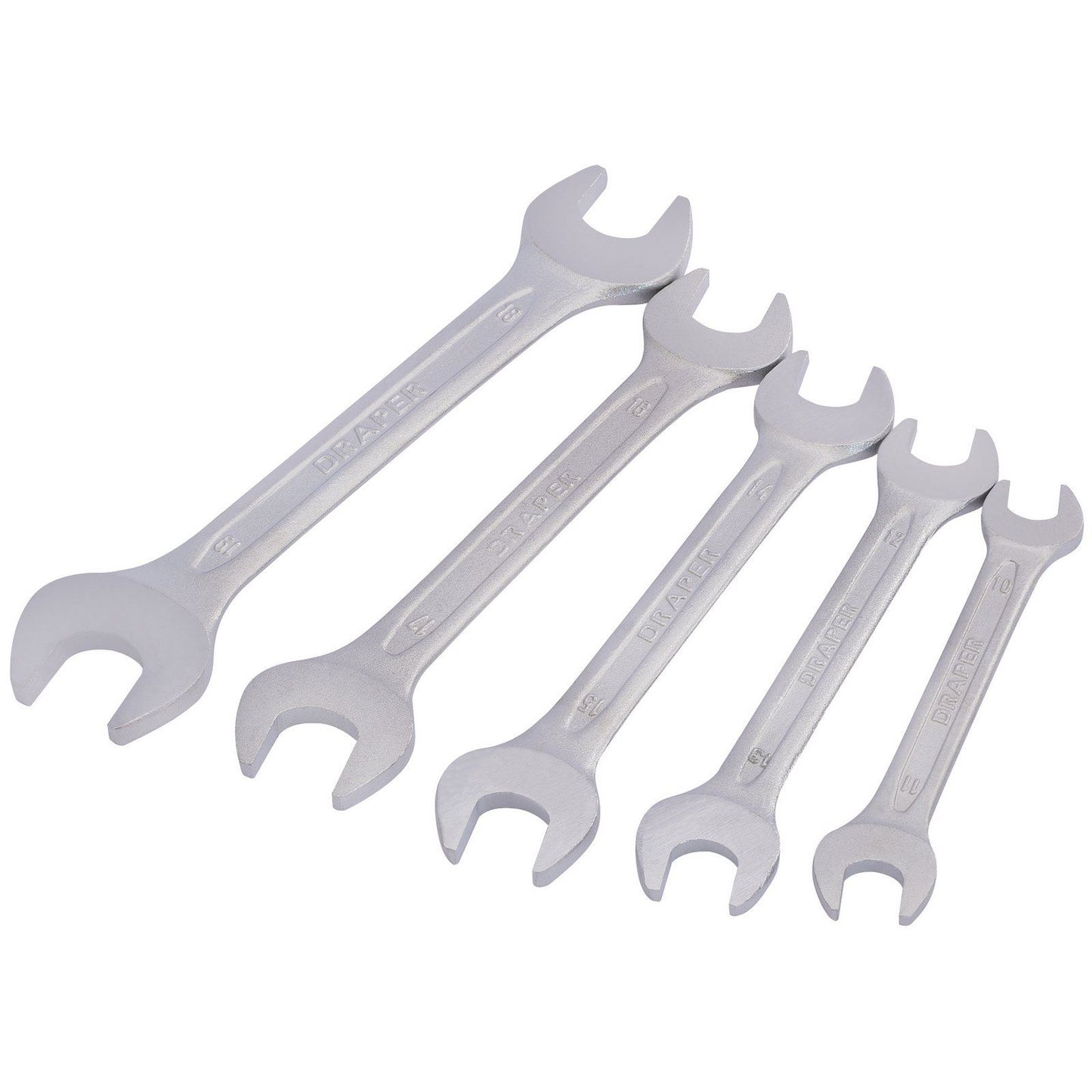 Draper 1x 5 Piece Metric Open End Spanner Set Professional Tool 30768