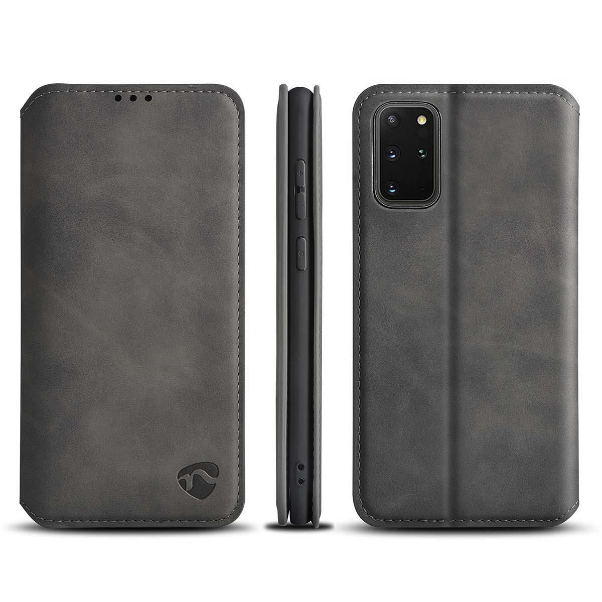 Nedis Soft Wallet Book for Samsung Galaxy S20 Plus Black