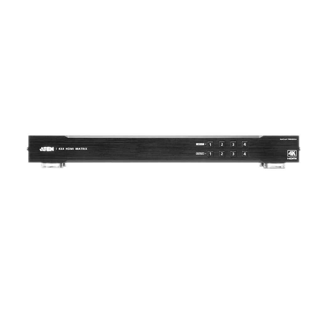 Aten 4 x 4-Port HDMI Matrix Switch Black VM0404HA-AT-G Splitter