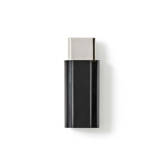 USB Adapter USB 2.0 USB-C Male USB Micro-B Female 480 Mbps Nickel Plated Box