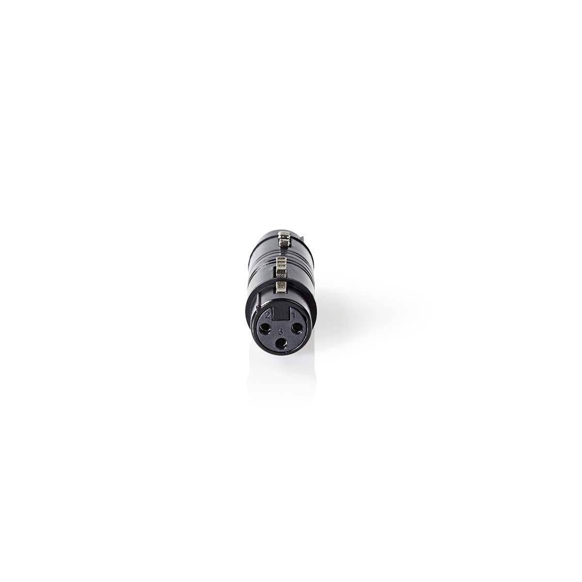 Nedis XLR Coupler XLR 3-pin Female to XLR 3-pin Female Black COTP15920BK