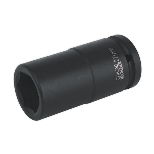 Sealey Impact Socket 27mm Deep 3/4"Sq Drive IS3427D