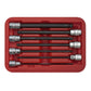 Sealey Ball-End Hex Socket Bit Set 7pc 3/8"Sq Drive 150mm Metric AK62257
