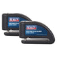 Sealey Motorcycle Alarm Disc Lock - Pair DL5052