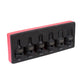 Sealey Impact Spline Socket Bit Set 6pc 1/2"Sq Drive AK5608