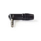 Nedis Audio Connector Stereo 6.35mm Male Angled Black COTP23903BK