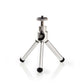 Nedis Mini Tripod Pan & Tilt Max 0.8 kg 134cm Black/Silver TPOD1000GY