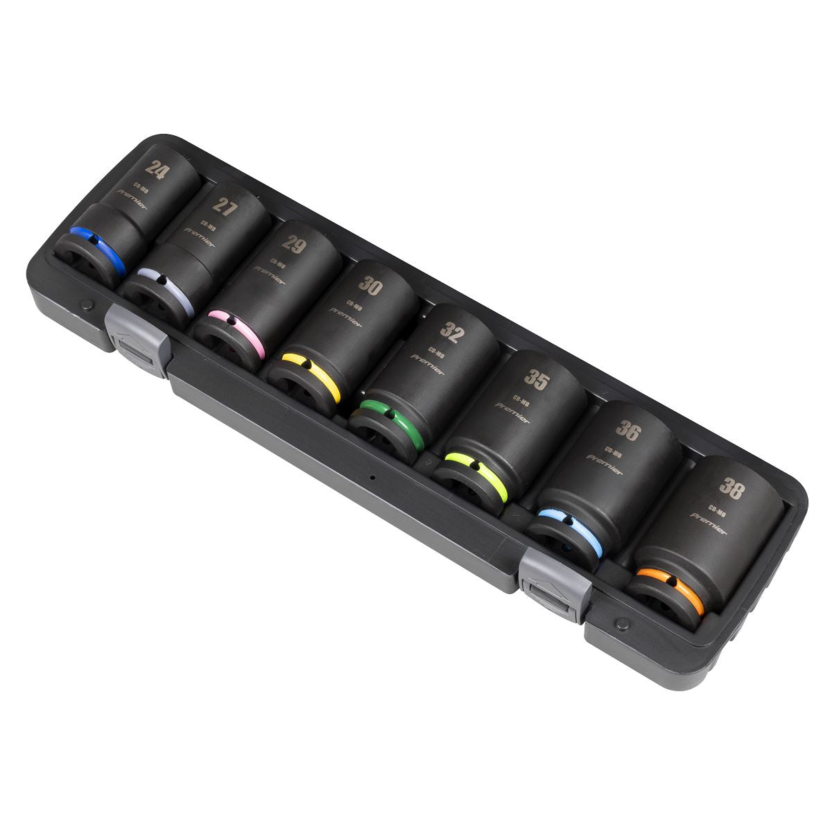 Sealey Premier Deep Impact Socket Set 3/4"Sq Drive 8pc AK8891M