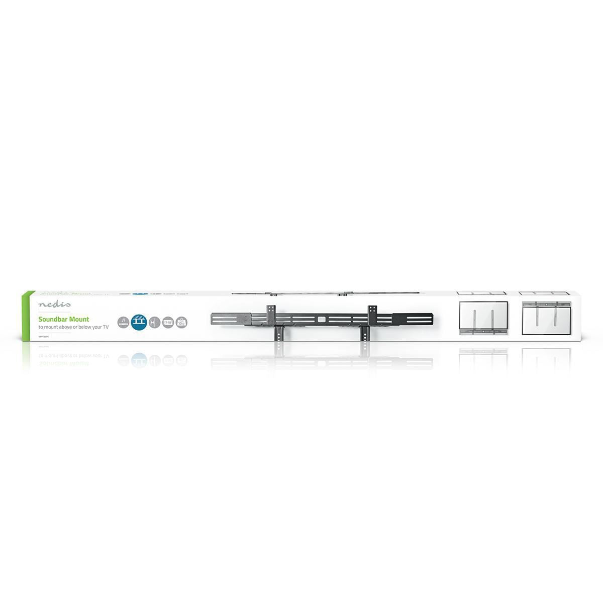 Nedis Soundbar Mount Fixed to TV Max. 10 kg - SBMT20BK