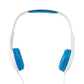 Nedis Wired Headphones 1.2 Round Cable On-ear Blue/White - HPWD4200BU