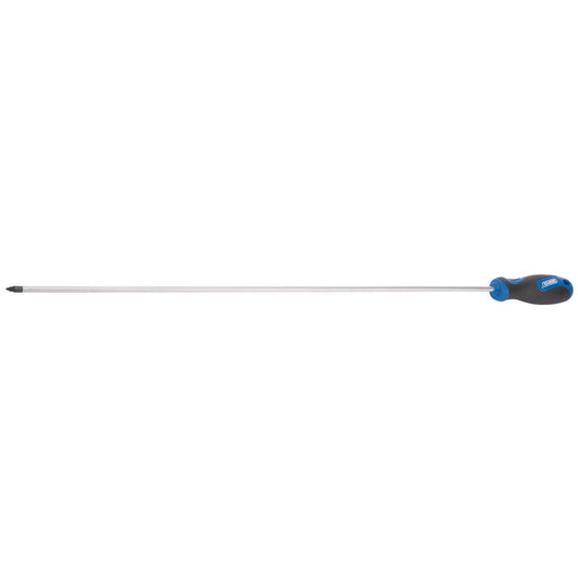 Draper Extra Long Reach Soft Grip PZ Type Screwdriver, No.1 x 450mm - 53487