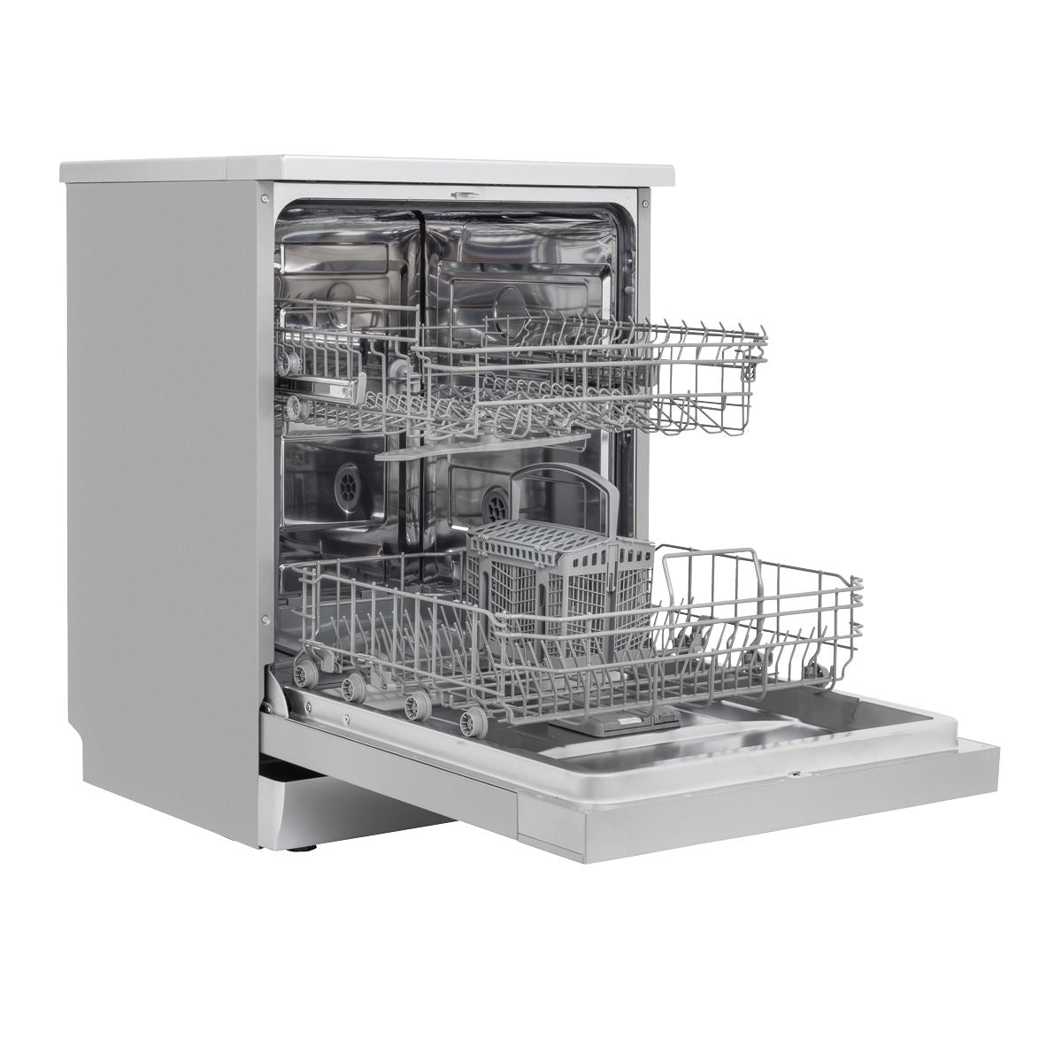 Baridi Freestanding Dishwasher 60cm Wide 13 Place Settings - Silver DH280