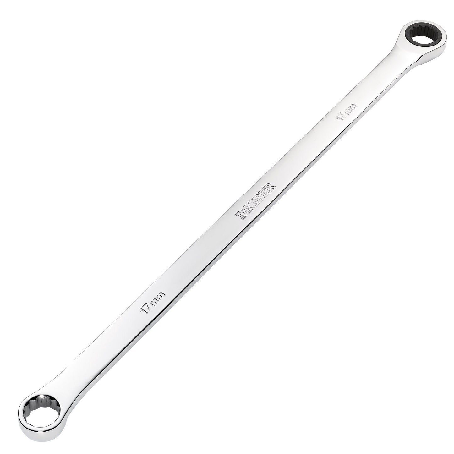 Draper 17mm Long Ratchet Ring Spanner 8231BSXLMM - 27774