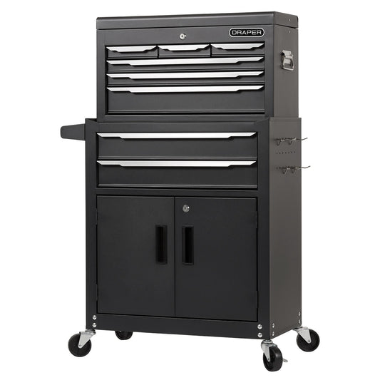 Draper Combined Roller Cabinet and Tool Chest, 8 Drawer, 24"