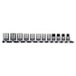 Premier Socket Set 12pc 3/8"Sq Drive Lock-On 6pt Metric - Black Series AK2741B