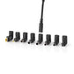 Nedis Notebook Adapter Universal 8 Connectors 65W Output 15V to 20V/4 A (Max.) - NBAU6501FBK