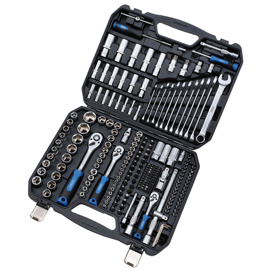 Draper HI-TORQ Metric Socket and Bit Set, 1/4", 3/8" & 1/2" Sq. Dr. (219 Piece)