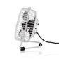 Nedis Metal Mini Fan 10cm Diameter USB powered White FNDK1WT10