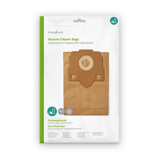 Nedis Vacuum Cleaner Bag Progress P49/Volta Gemini DUBG110PRO10