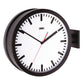 Balance Black Double-Sided Train Station Wall Clock 38cm - 176224
