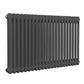Baridi Horizontal Traditional 2 Column Radiator 600 x 1012mm � Anthracite DH359
