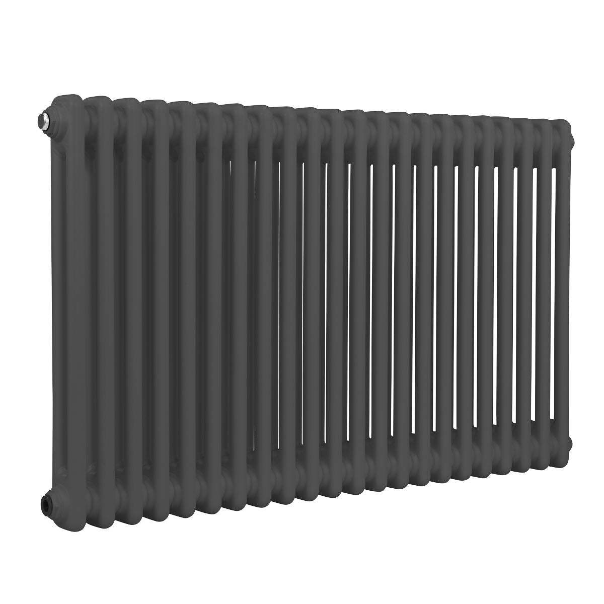 Baridi Horizontal Traditional 2 Column Radiator 600 x 1012mm � Anthracite DH359
