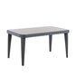 Sealey Dellonda Outdoor Dining Table Weather Resistant Body Glass Table 90x150cm DG209