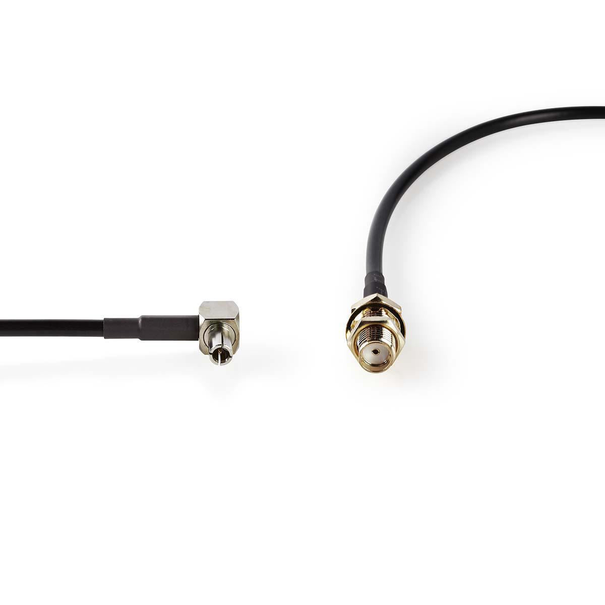 Nedis SMA Adapter Cable SMA Female to TS9 Male 0.20m Black CSGP02125BK02