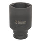 Sealey Impact Socket 38mm Deep 1/2"Sq Drive SX001