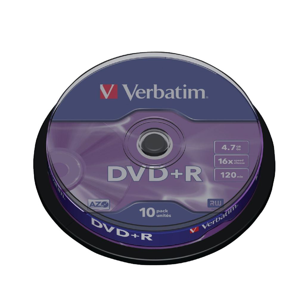 Verbatim DVD+R Matt Silver