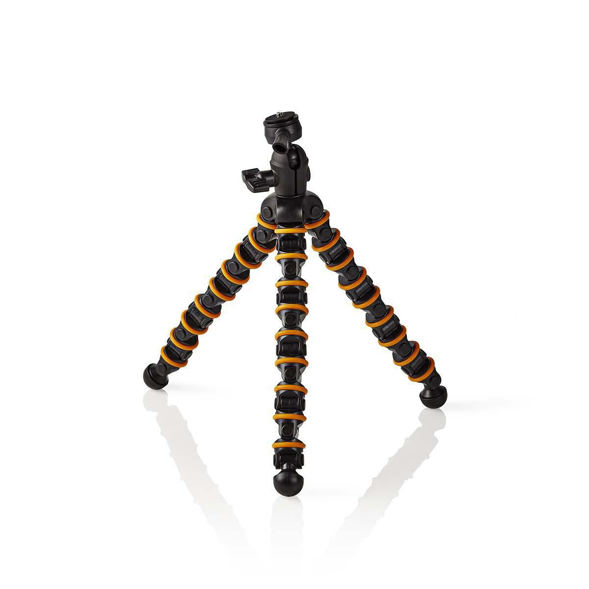 Nedis Mini Tripod Max 2.5 kg 30.0cm Flexible Black/Orange GPOD3210BK