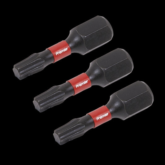 Sealey Premier TRX-Star* Impact Power Tool Bits T20 x 25mm 3pc AK8217