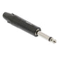 Sweex Mono Connector 6.35mm Nickel-Plated Black SWOP23900B Connector/Plug - COTP23900BK
