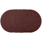 Draper Sanding Discs, 125mm, Hook & Loop, 120 Grit, (Pack of 10) SDHAL125 - 54756