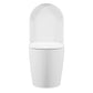 Baridi Back-to-Wall Toilet with Soft Close Seat & Rimless Flush � White DH334