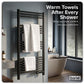 Baridi Electric Heated Towel Rail 1085 x 535mm with LED Display � Black DH371