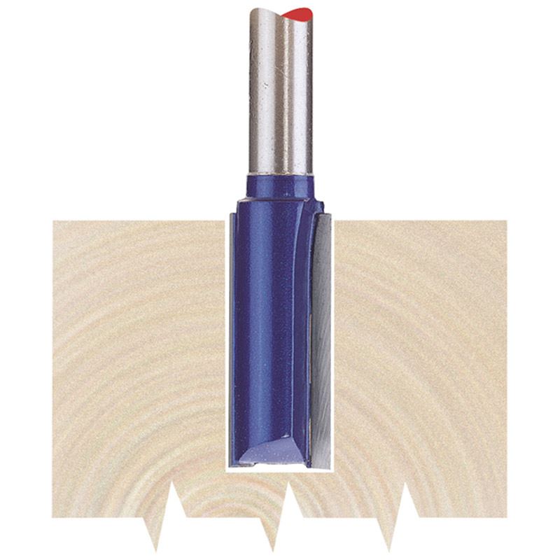 Draper 1x 1/4" Straight 10x25mm Tct Router Bit Professional Tool 75333