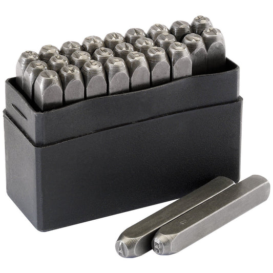 Draper A-Z Metal Stamp Set Letter Height 3/16" Hardened Postcode Alphabet Punch - 37334
