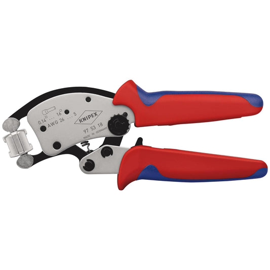 KNIPEX 97 53 18 SB Twistor16 Self-Adjusting Crimping Pliers, 200mm