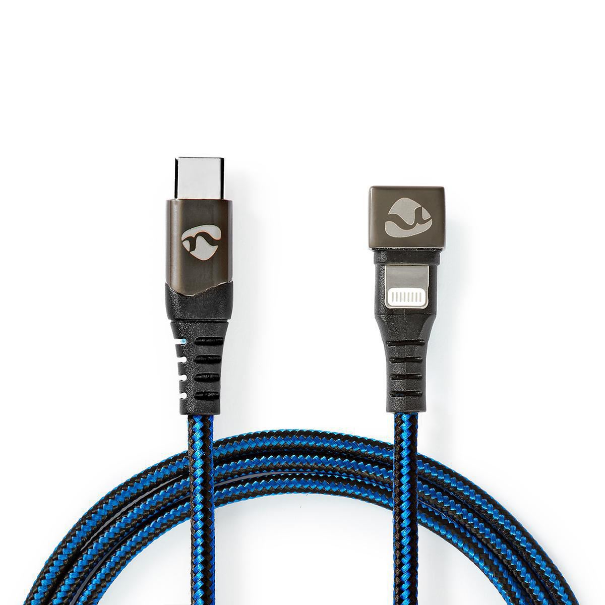 Nedis USB Cable USB 2.0 Apple Lightning 8-Pin USB Type-C Male 480 Mbps 60W 2m - GCTB39650AL20
