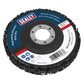 Sealey 115 x 13mm Black Polycarbide Abrasive Strip Disc 22mm Bore - Box of 10