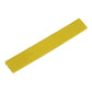 Sealey Polypropylene Floor Tile Edge 400x60mm Yellow Male-Pk of 6 FT3EYM
