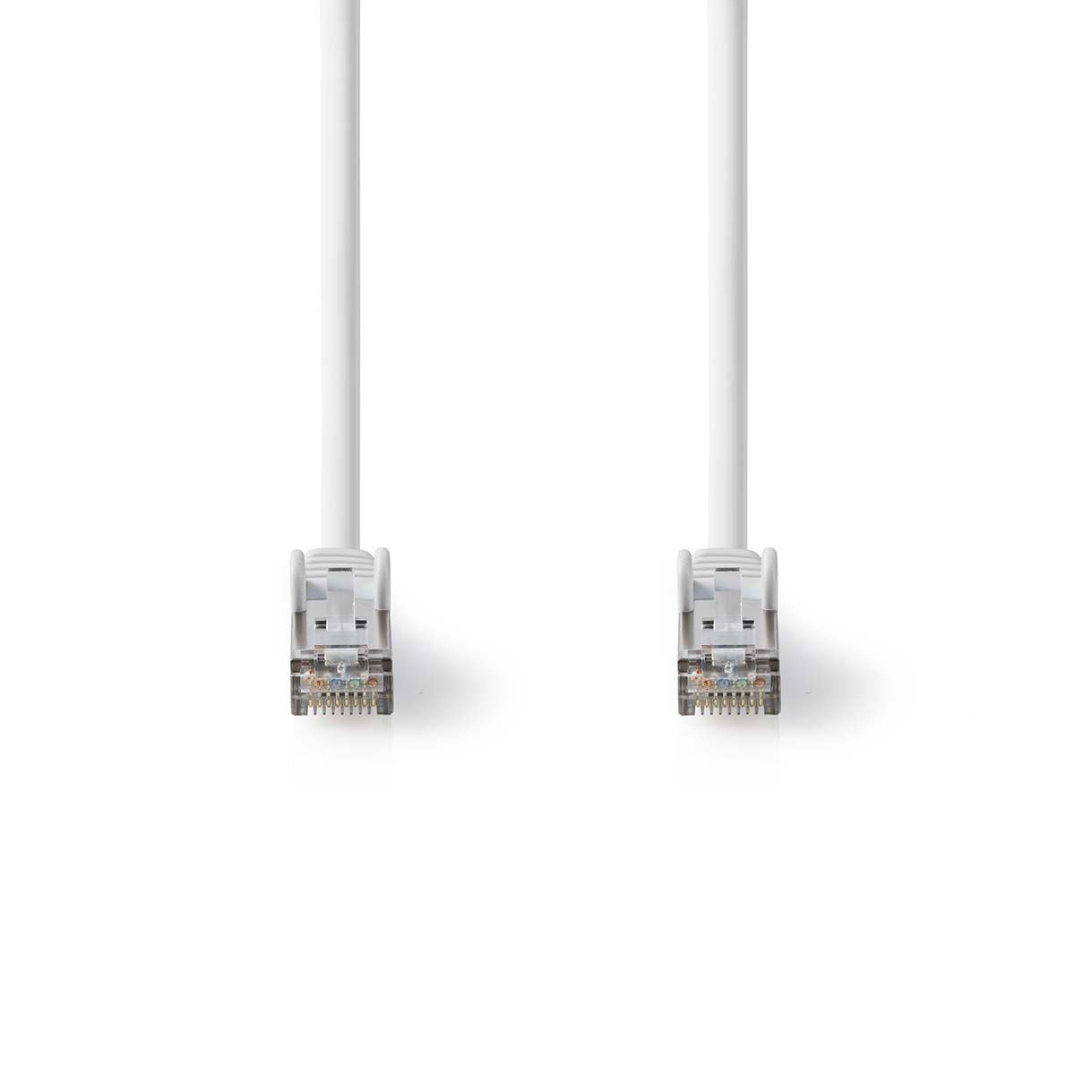 Nedis Cat 8.1 Cable S/FTP RJ45 Male to Male 1m Round LSZH White (CCGL85520WT10)