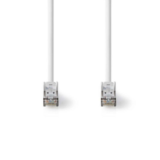 Nedis Cat 8.1 Cable S/FTP RJ45 Male to Male 1m Round LSZH White (CCGL85520WT10)