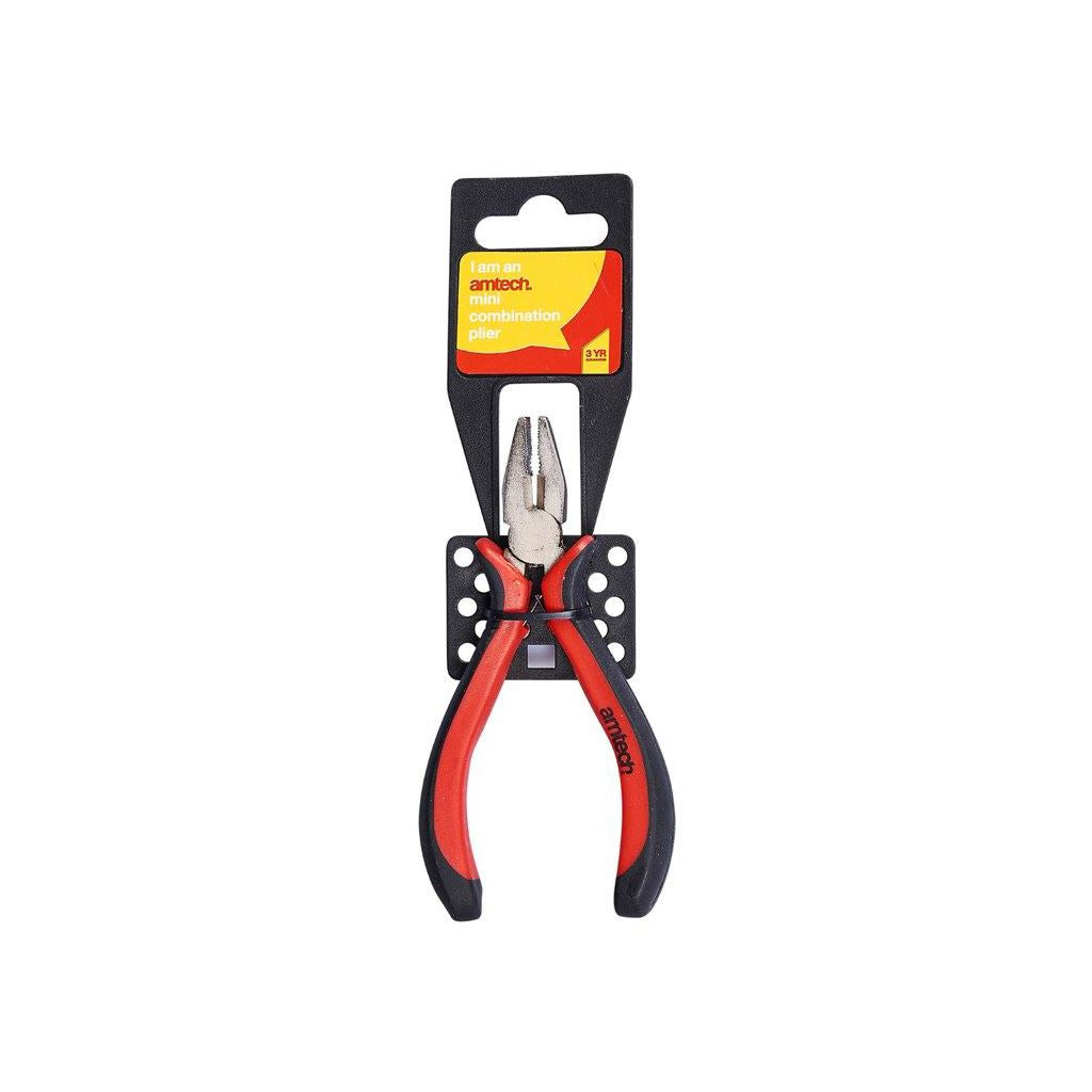 Amtech Quality Mini Professional Combination Pliers Cushion Grip Handle Plumbing - B3030